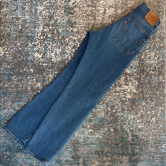 Levi's Women's Wedgie Denim Blue Jeans Size 25 - Picture 7 of 8